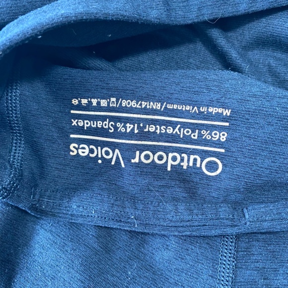 Outdoor Voices Warmup 7/8 Legging Charcoal Grey Women’s Small Waist Pocket Yoga - Picture 3 of 12